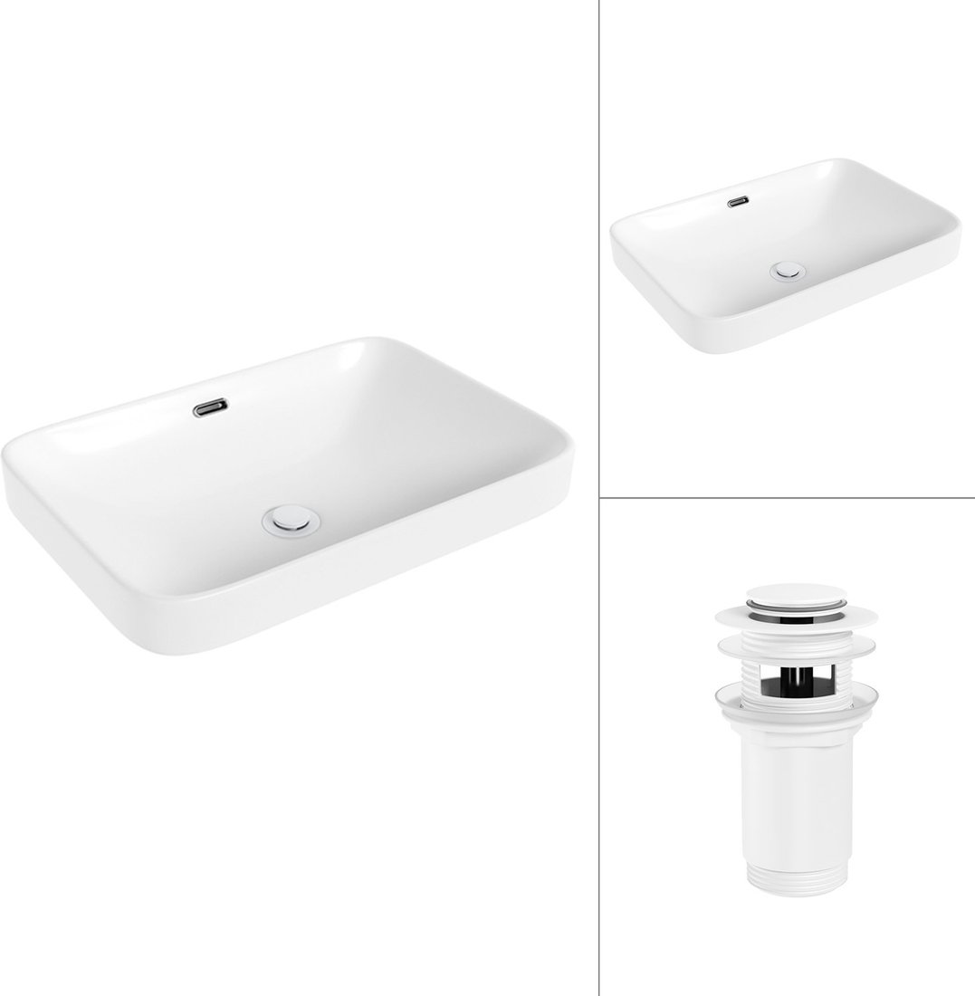 

Умывальник Lauter 21441A + клапан 21190W