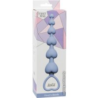 Анальные цепочки Lola Toys Hearts Beads Blue 4101-02Lola (синий)