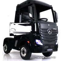 Электромобиль RiverToys Mercedes-Benz Actros 4WD HL358 с прицепом (черный)