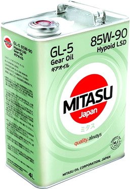 Трансмиссионное масло Mitasu MJ-412 GEAR OIL GL-5 85W-90 LSD 4л