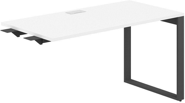 

Стол Norden 140x70x75 AG.115.WH.L.72.AN (антрацит/серебристый/белый)