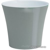 Кашпо Santino Arte 2 л (металлик/белый)