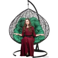 Подвесное кресло BiGarden Gemini (черный/зеленый)