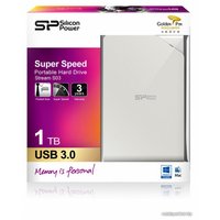 Внешний накопитель Silicon-Power Stream S03 1TB White (SP010TBPHDS03S3W)