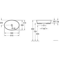 Умывальник Villeroy & Boch Artis 419861R1