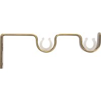 Карниз для штор Sundays Home Лайт Эридан 19мм+19мм двухрядный (витой, антик, 1.8м)