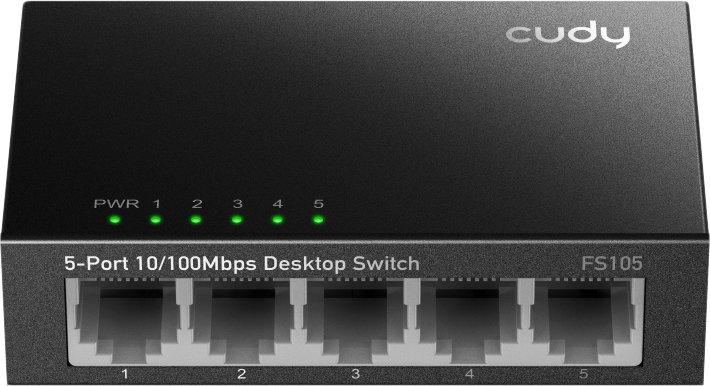 

Неуправляемый коммутатор Cudy FS105 3.0
