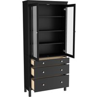 Шкаф-витрина ММЦ Кантри 23 (блэк)