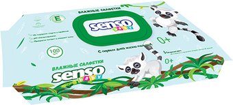 Влажные салфетки Senso Baby Лемур (100 шт)