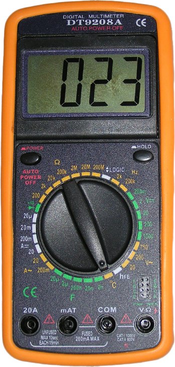 

Мультиметр S-Line DT-9208A