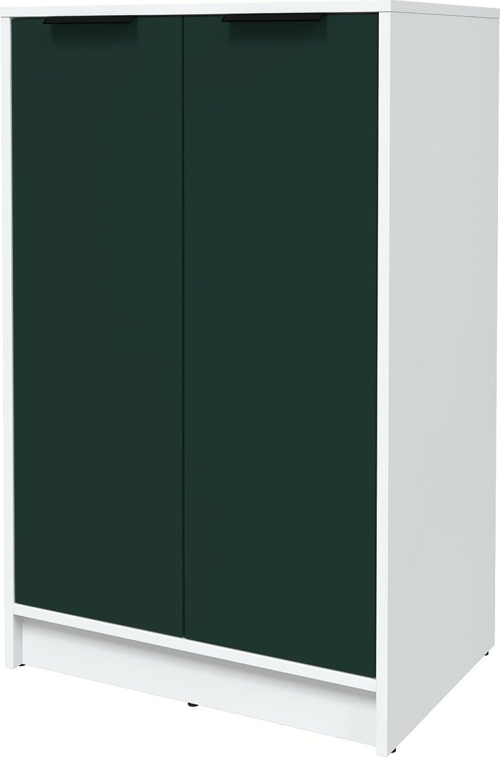 

Тумба Интерлиния Концепт КТ-Т64 Глосс (белый платинум/изумруд)