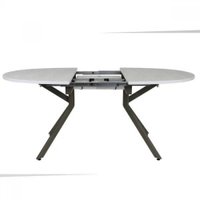 Кухонный стол Виста Оттава 90x135/180 (шелковый камень/муар тортора)