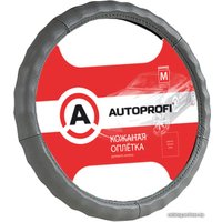 Оплетка на руль Autoprofi AP-265 D.GY (M) (серый)