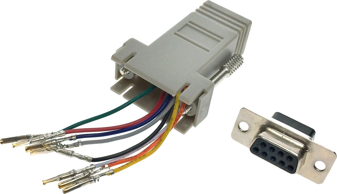 

Адаптер Espada ECOMDB9F-RJ45