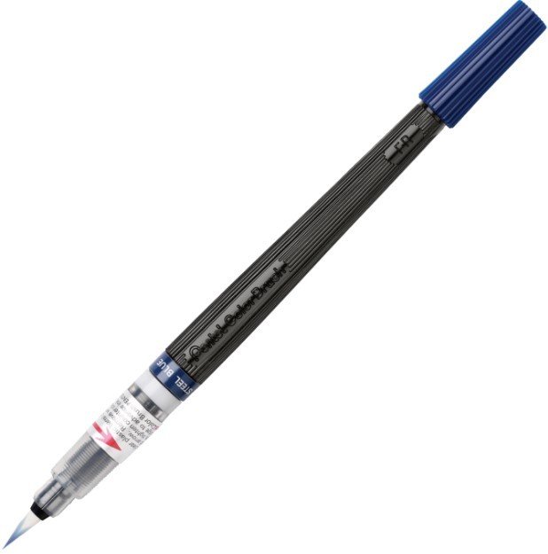 

Маркер художественный Pentel Color Brush XGFL-117X (синий стальной)