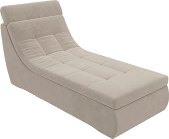 Лига диванов Холидей люкс 105628 (велюр, бежевый)