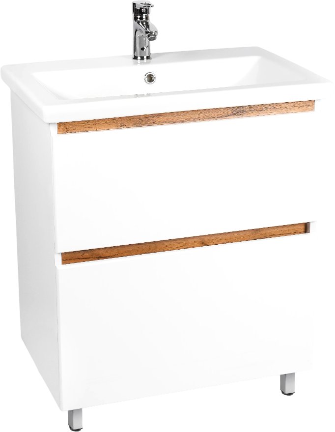 

Viant Тумба с умывальником Мальта Como 70 VMAL70CO-T2Y+S-UM-COM70/1-w