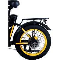 Электровелосипед Minako F10 Dual PRO 2025 (черный/желтый)