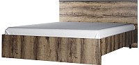 Кровать Anrex Jagger 160 с ПМ (дуб монастырский/черный)