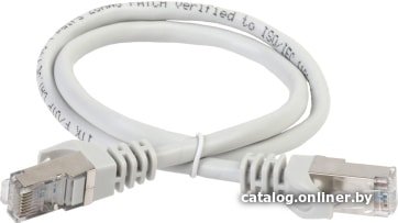 Кабель ITK RJ45 - RJ45 PC01-C6UL-5M (5 м, серый)