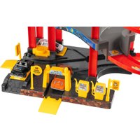 Детские автотреки, трассы Labalu 3-уровневый с дорогой и автомобилями P3488A-1 (красный, 3 машинки)