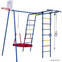 Детский спортивный комплекс Формула здоровья Street 1 (синий/радуга)