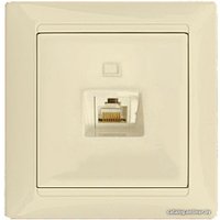 Розетка компьютерная Bylectrica Стиль РК18-006 (бежевый)