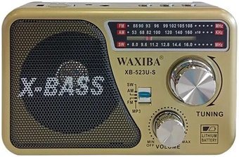 Радиоприемник Waxiba XB-523U-S (золотистый)