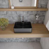 Умывальник Teymi Helmi Mini 41 T50289 (черный матовый)