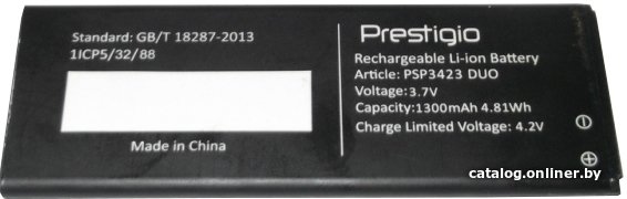 Аккумулятор для телефона Prestigio PSP3423 DUO