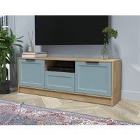 Тумба Интерлиния ТВ Концепт Тренд КТ-ТВ3-50 (дуб золотой/океан)