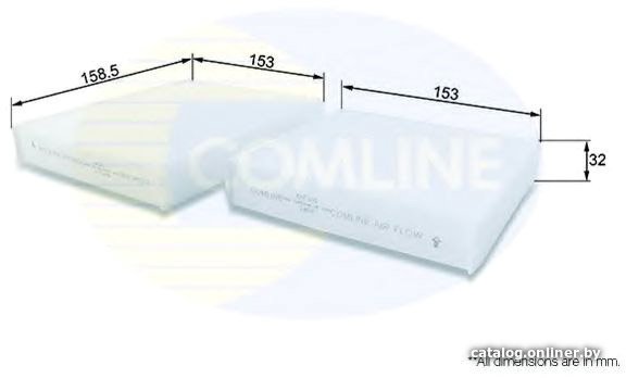 Салонный фильтр Comline EKF101