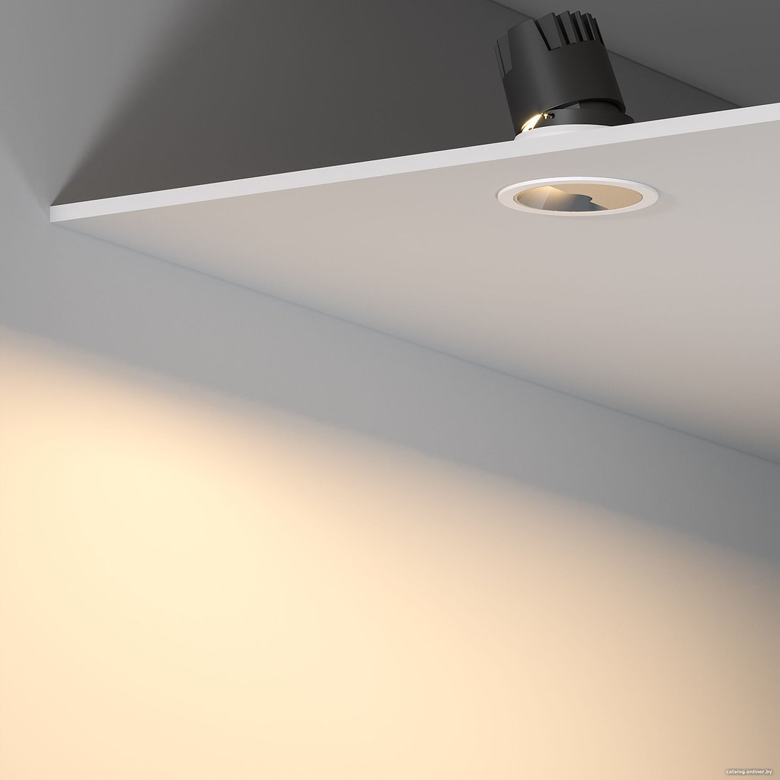Точечный светильник Elektrostandard 25090/LED 3000K (белый/хром)