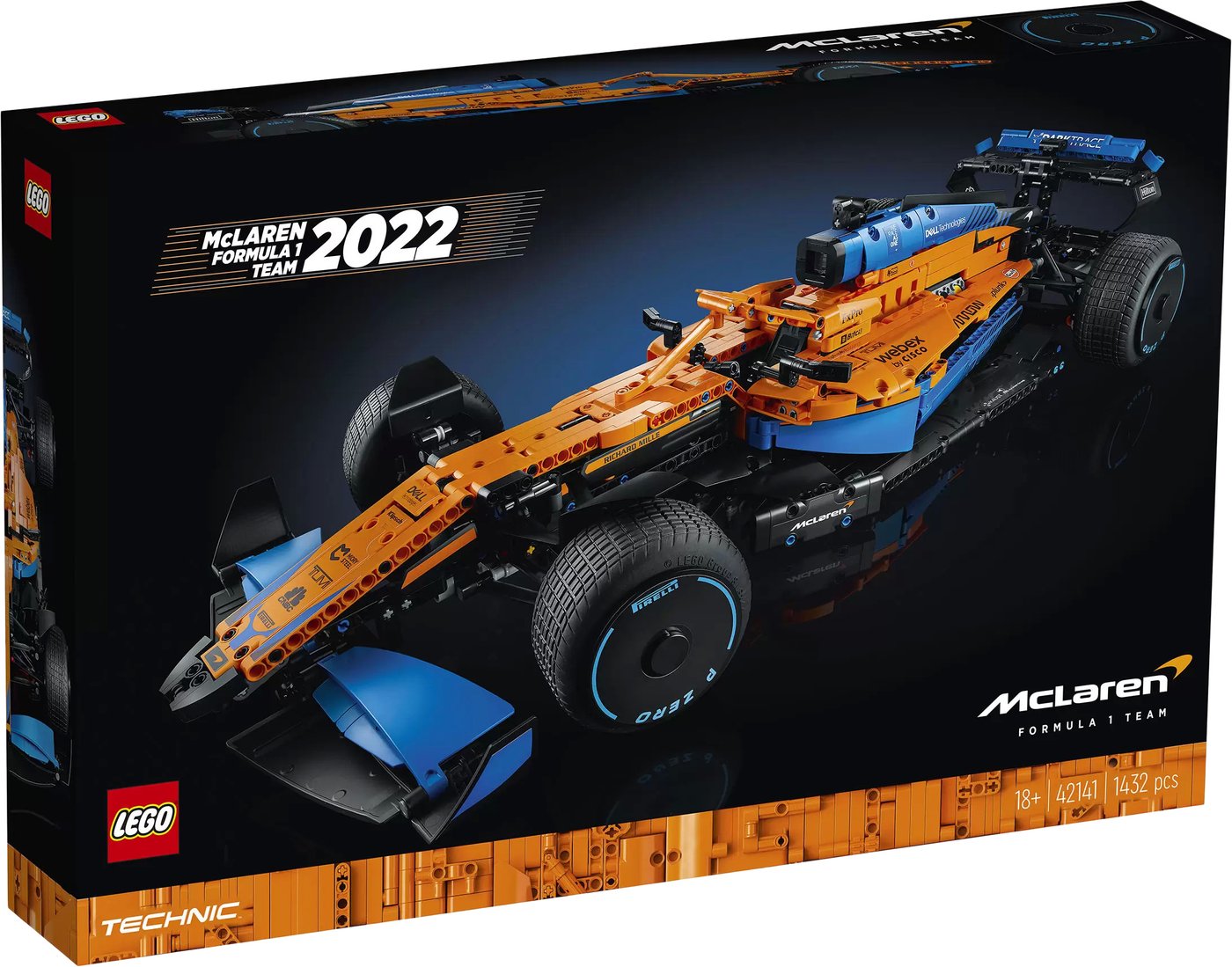 

Конструктор LEGO Technic 42141 Гоночный автомобиль McLaren Formula 1
