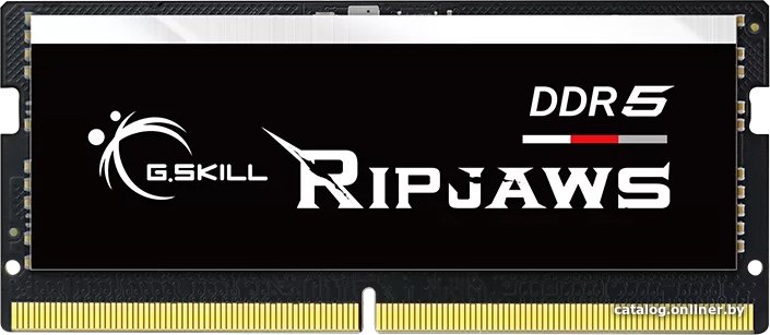 Оперативная память G.Skill Ripjaws 16ГБ DDR5 SODIMM 5200 МГц F5-5200S3838A16GX1-RS
