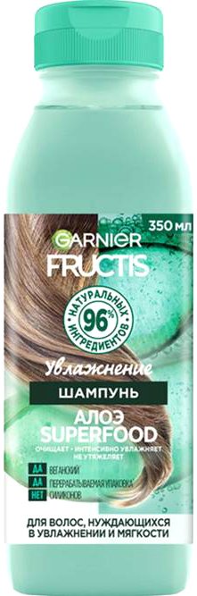 

Шампунь Garnier Fructis Алоэ Superfood увлажнение 350 мл