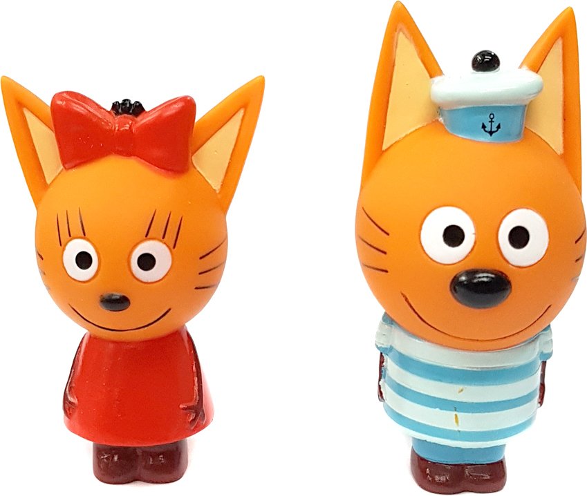 

Набор игрушек для ванной Капитошка Три Кота. Карамелька и Коржик ST-FT1809-08
