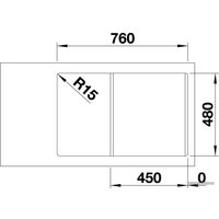 Кухонная мойка Blanco Legra 45 S 522203 (белый)