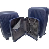 Чемодан-спиннер Mironpan 23107 (S, темно-синий)