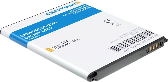 

Аккумулятор для телефона Craftmann C1.02.234 (совместим с Samsung EB425161LU)