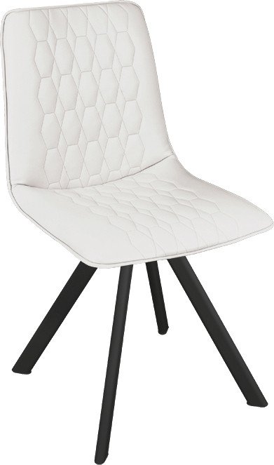 

Стул Трия Хьюго К2 (черный муар/кожзам Polo White)
