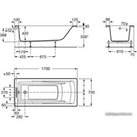 Ванна Roca Hall 170x75 [ZRU9302768]