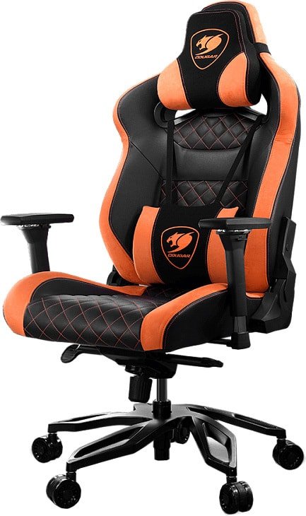 

Игровое (геймерское) кресло Cougar Throne (черный/оранжевый)