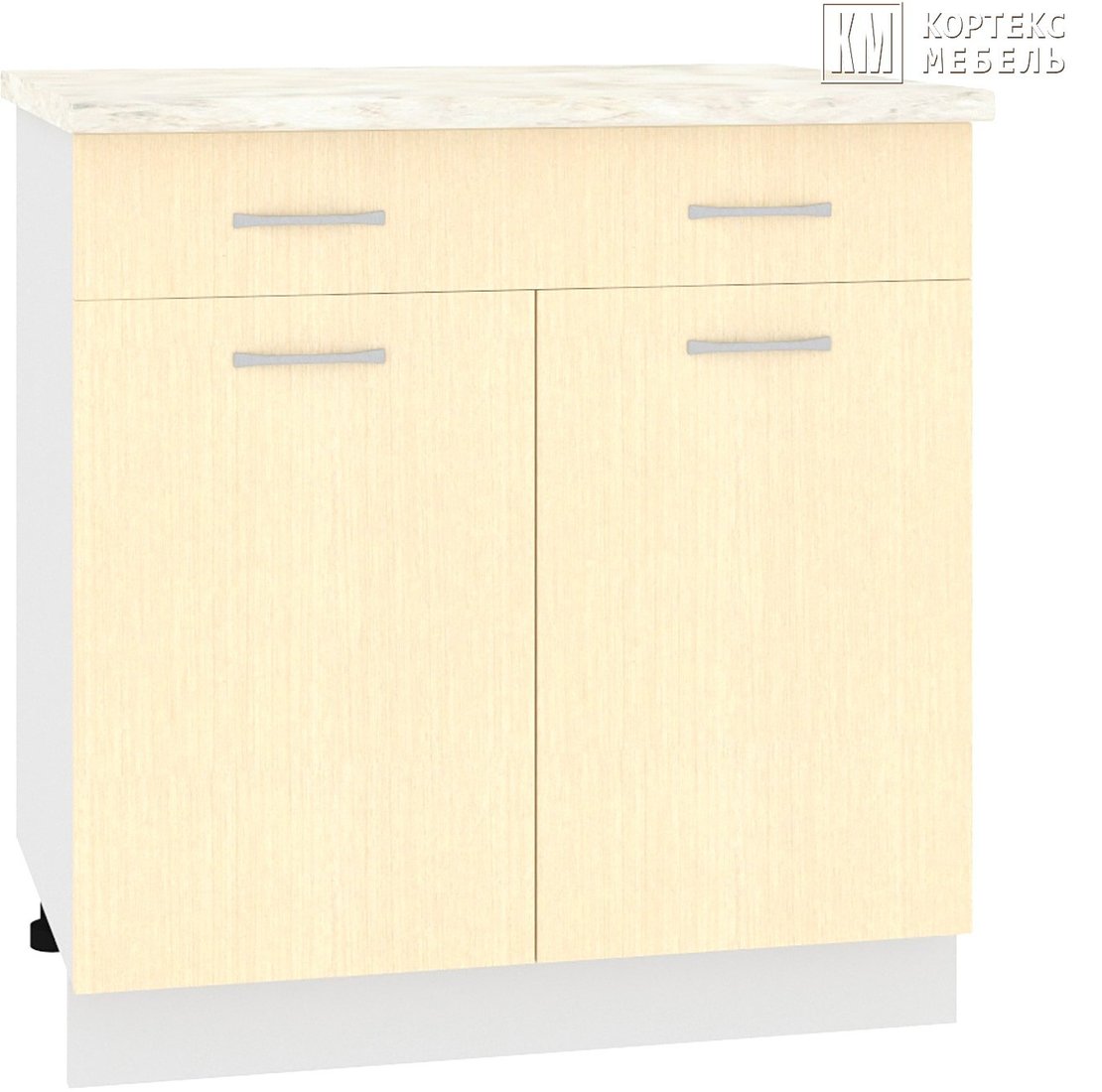 

Шкаф напольный Кортекс-мебель Корнелия Лира НШ80р1ш (венге светлый/мадрид)