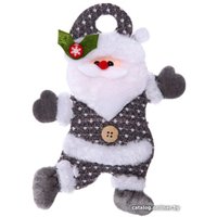 Елочная игрушка Серпантин Дед Мороз озорной (серый) 196-642