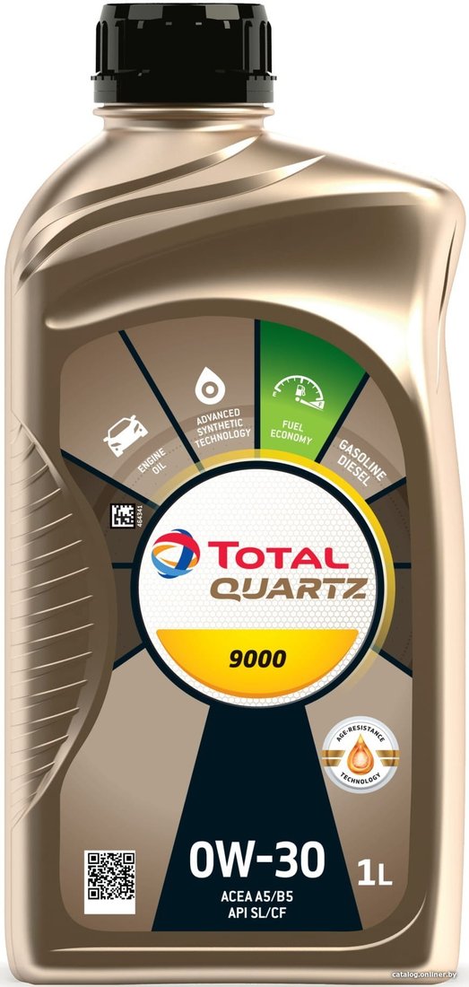 Моторное масло Total Quartz 9000 0W-30 1л