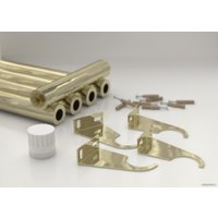 Стальной трубчатый радиатор Сунержа Эстет-0 EU50 правый 500х225 5 секций (шампань)