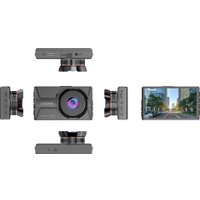 Видеорегистратор для авто Digma FreeDrive 300W FD300W (черный)