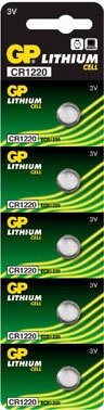 Батарейка GP Lithium CR1220 5 шт.