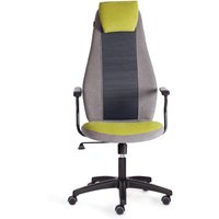 Офисное кресло TetChair Aviator (флок, ткань, олива/серый, 6/7/W-12)